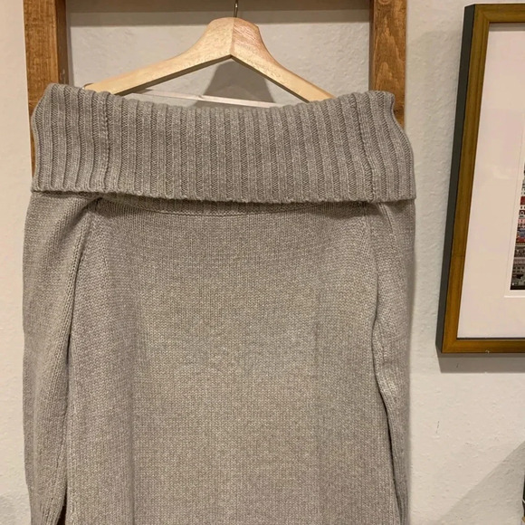 REBECCA MINKOFF EUC Erid Off the Shoulder Sweater Mini Dress Tunic S - Picture 6 of 8